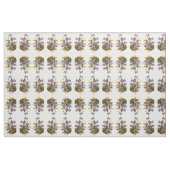 Paarse Flora Stof (Fat Quarter)