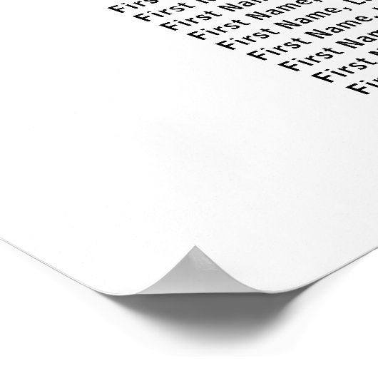 Paarse Floral 12-tafel weduwenkaart Poster (Hoek)