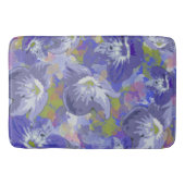 Paarse Floral Badmat (Voorkant)
