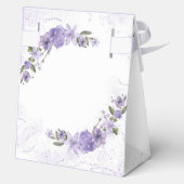 Paarse Floral Bedankdoosjes (Achterkant)