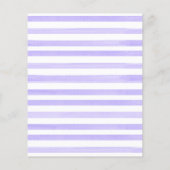 Paarse Floral Crest Diaper Raffle (Achterkant)