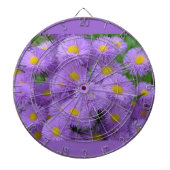 Paarse Floral Dartbord (Voorkant)