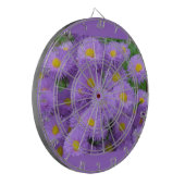 Paarse Floral Dartbord (Voorkant Links)