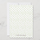 Paarse Floral eerste gemeenschap Kaart (Achterkant)