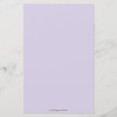 Paarse Floral Elephant Birthday Capsule Message (Achterkant)