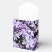 Paarse Floral Favor Box Bedankdoosjes (Geopend)
