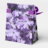 Paarse Floral Favor Box Bedankdoosjes (Achterkant)