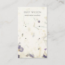 Paarse Floral Handmade Paper Texture Earning