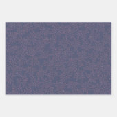 Paarse Floral Hearts Mix en Match Inpakpapier Vel (Voorkant 2)