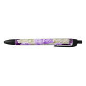Paarse Floral Ink Pen (Bodem)