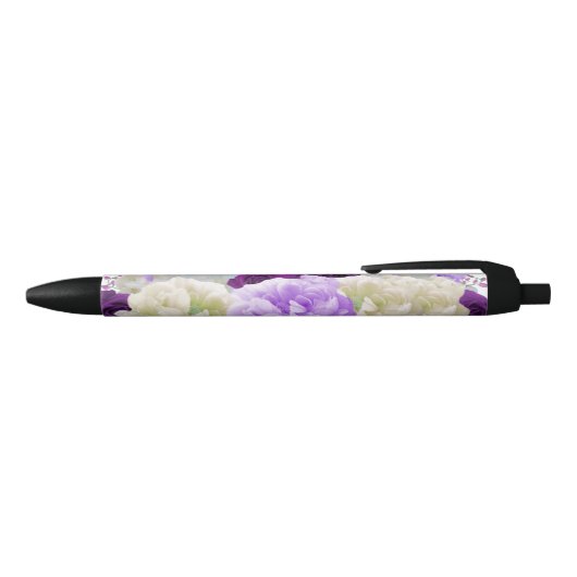 Paarse Floral Ink Pen (Bovenkant)