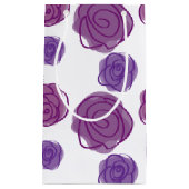 Paarse Floral Klein Cadeauzakje (Voorkant)