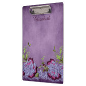  Paarse Floral Klembord (Links)