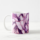 Paarse Floral Koffiemok (Links)
