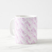  Paarse Floral Koffiemok (Voorkant links)