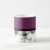 Paarse Floral Koffiemok (Center)