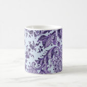 Paarse Floral Lace Koffiemok (Center)