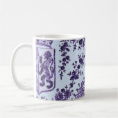 Paarse Floral Lace Koffiemok (Links)
