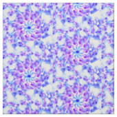 Paarse Floral Mandala Fabric Stof (Swatch)
