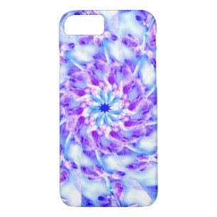 Paarse Floral Mandala iPhone 8/7 Hoesje