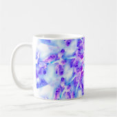 Paarse Floral Mandala Koffiemok (Links)