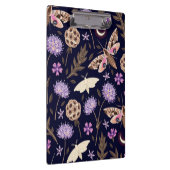 Paarse Floral Moth | Moth-klembord Klembord (Rechts)