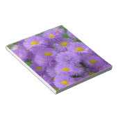 Paarse Floral Notitieblok (Schuin)
