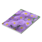 Paarse Floral Notitieblok (Linkerzijde)