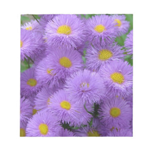 Paarse Floral Notitieblok