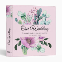 Paarse Floral PASSEN GETROUWD Wedding Planner of A