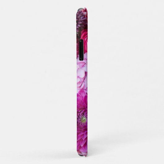 Paarse Floral Phone Case (Achterkant/rechts)