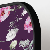 Paarse Floral Pickleball Paddle (Links Detail)
