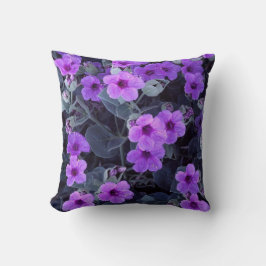 Paarse Floral Pillow Kussen