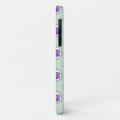 Paarse Floral Simple Pattern Calico Modern Case-Mate iPhone Case (Achterkant/links)
