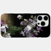 Paarse Floral Stilleven iPhone Case (Achterkant (horizontaal))