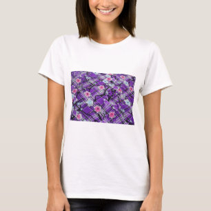 Paarse Floral T-shirt