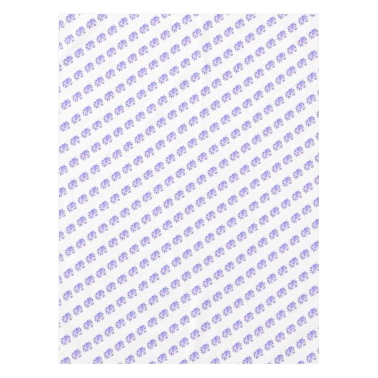 Paarse Floral Tafelkleed (Voorkant)