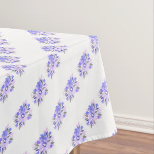 Paarse Floral Tafelkleed