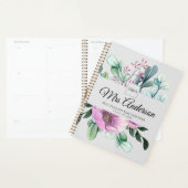 Paarse Floral-Trekker Cadeautje - Benaming class J Planner (Display)
