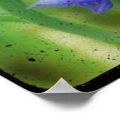 Paarse Floral TTV Poster (Hoek)