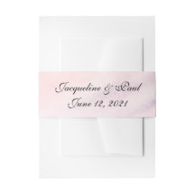 Paarse Floral Waterverf Band