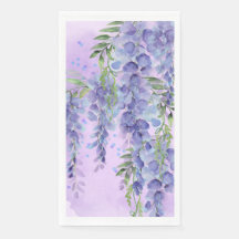 Paarse Floral Waterverf