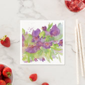 Paarse florale luiers servet (Insitu)