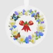 paarse florale mond met vlinder ornament (achterkant)