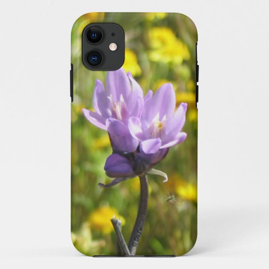 Paarse Flower iPhoneSE Hoesje (Achterkant)