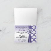 Paarse Fluffy Clouds-Baby shower (Binnen)