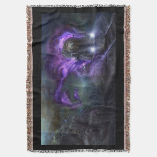 Paarse Flyer Express Deken (Voorkant Verticaal)