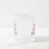 Paarse Focus Believe Breathe Matglas Koffiemok (Center)