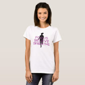 Paarse Focus Believe Breathe T-shirt (Voorkant volledig)