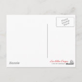 Paarse fog in het herfst geslepen bos briefkaart (Achterkant)